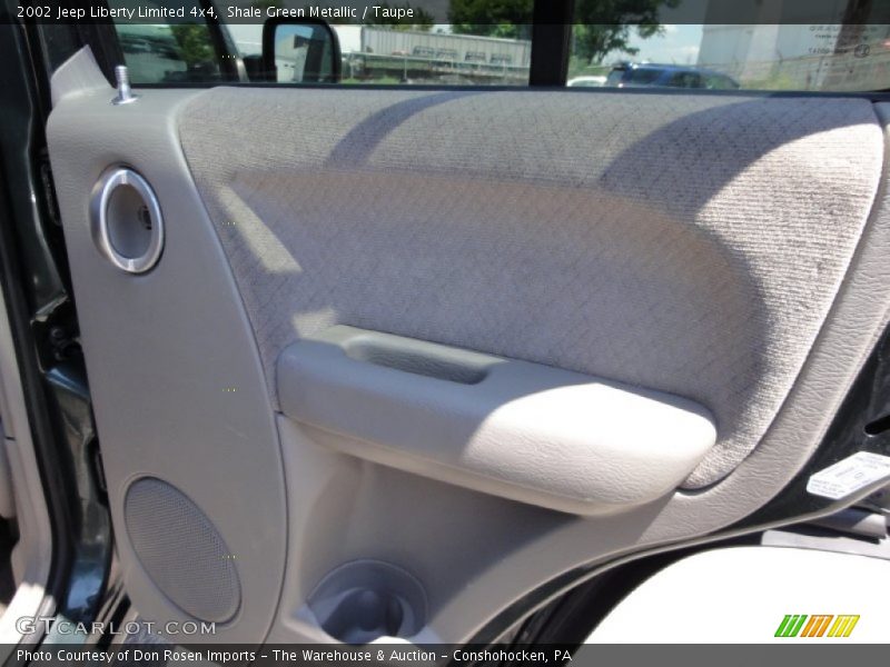 Shale Green Metallic / Taupe 2002 Jeep Liberty Limited 4x4