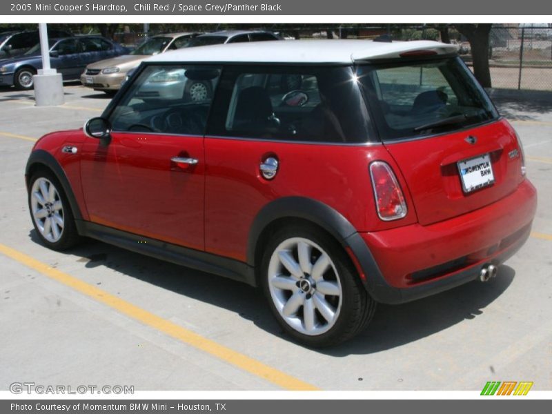 Chili Red / Space Grey/Panther Black 2005 Mini Cooper S Hardtop