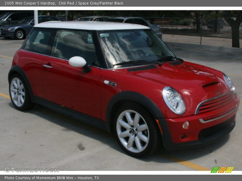 Chili Red / Space Grey/Panther Black 2005 Mini Cooper S Hardtop