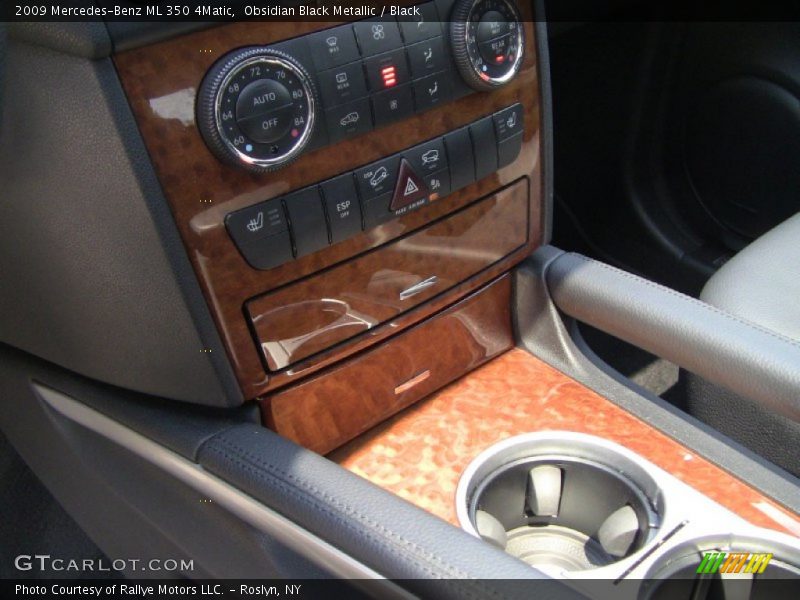 Obsidian Black Metallic / Black 2009 Mercedes-Benz ML 350 4Matic