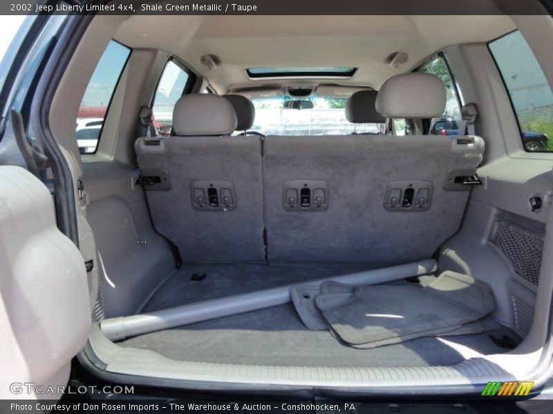 Shale Green Metallic / Taupe 2002 Jeep Liberty Limited 4x4