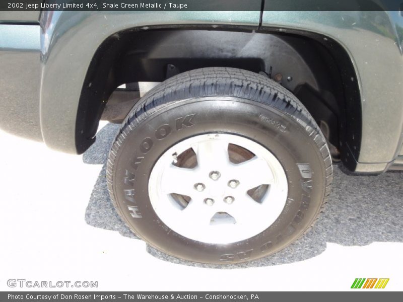 Shale Green Metallic / Taupe 2002 Jeep Liberty Limited 4x4