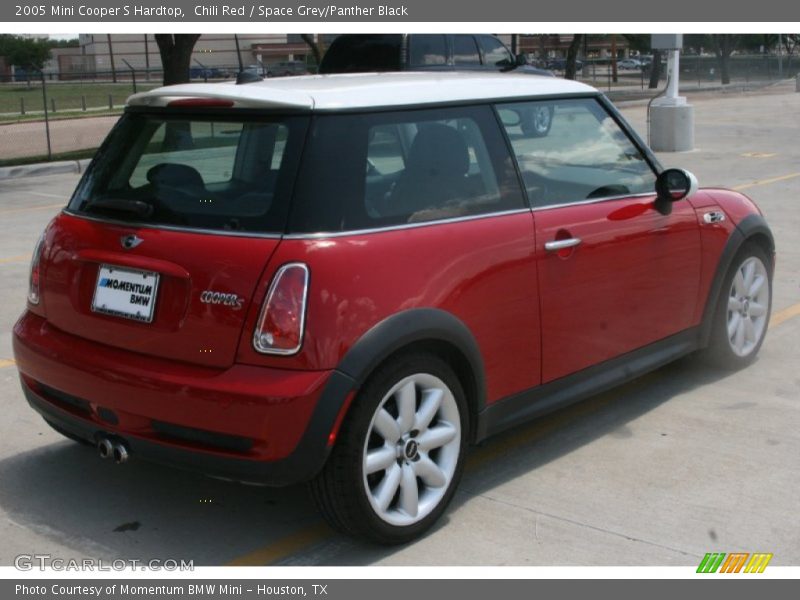 Chili Red / Space Grey/Panther Black 2005 Mini Cooper S Hardtop