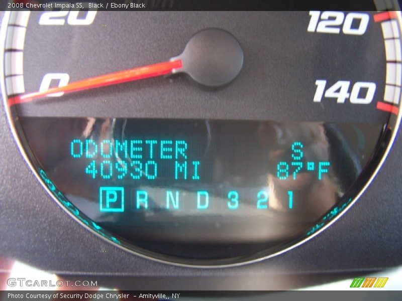 Black / Ebony Black 2008 Chevrolet Impala SS