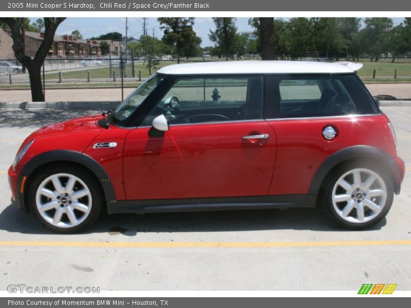 Chili Red / Space Grey/Panther Black 2005 Mini Cooper S Hardtop