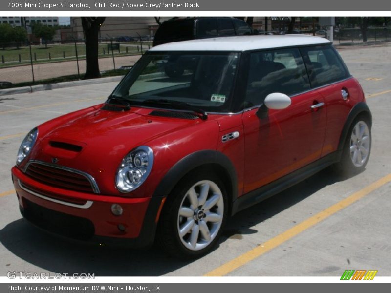 Chili Red / Space Grey/Panther Black 2005 Mini Cooper S Hardtop