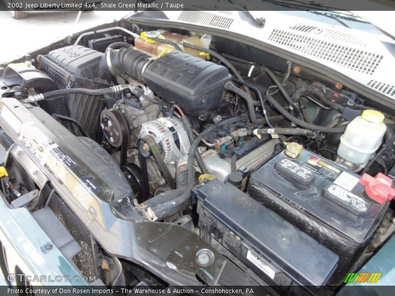 Shale Green Metallic / Taupe 2002 Jeep Liberty Limited 4x4