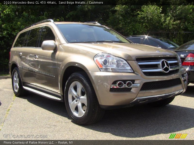 Sand Beige Metallic / Cashmere 2010 Mercedes-Benz GL 450 4Matic