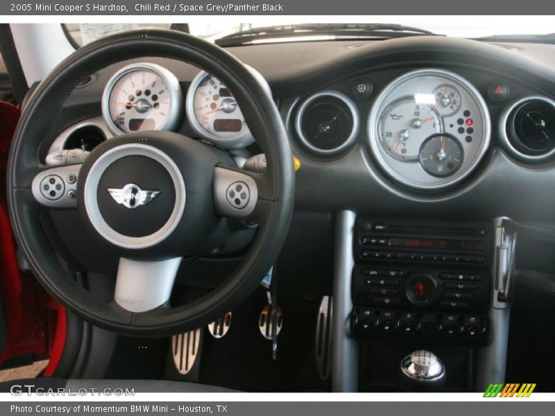 Chili Red / Space Grey/Panther Black 2005 Mini Cooper S Hardtop