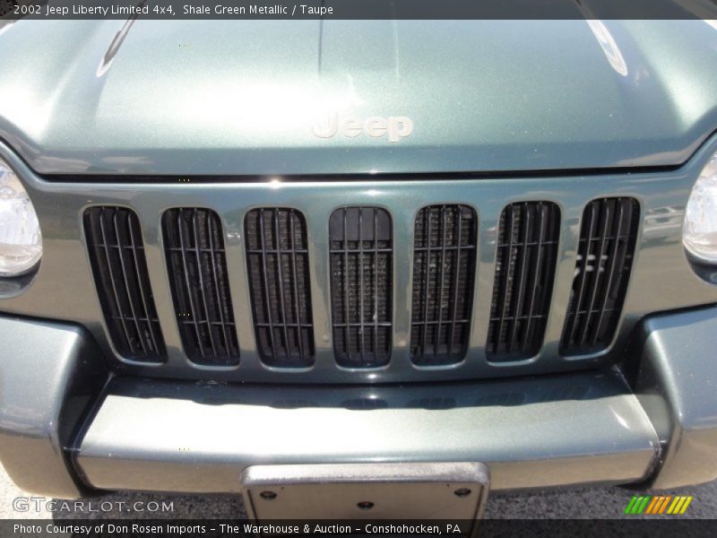 Shale Green Metallic / Taupe 2002 Jeep Liberty Limited 4x4