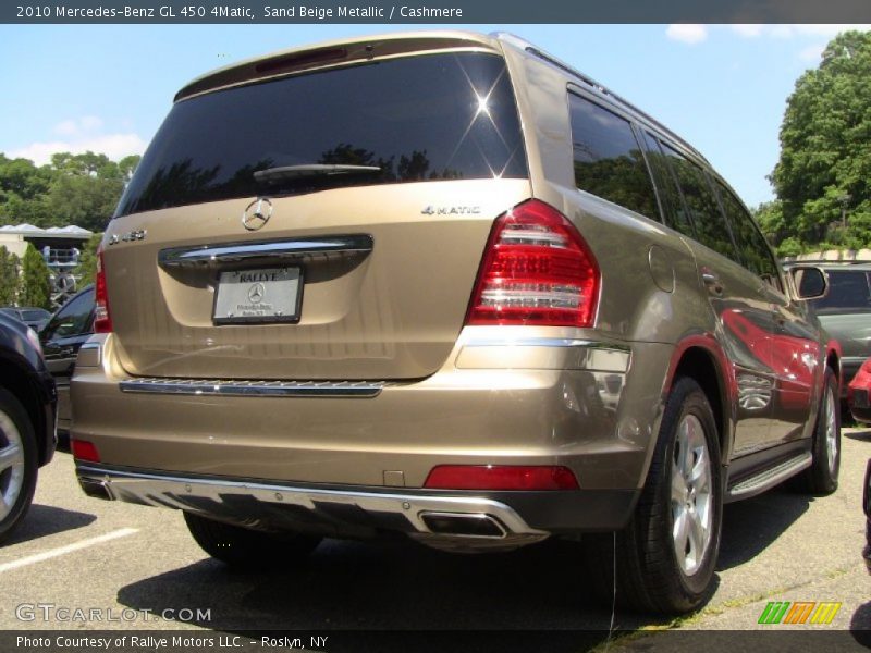 Sand Beige Metallic / Cashmere 2010 Mercedes-Benz GL 450 4Matic