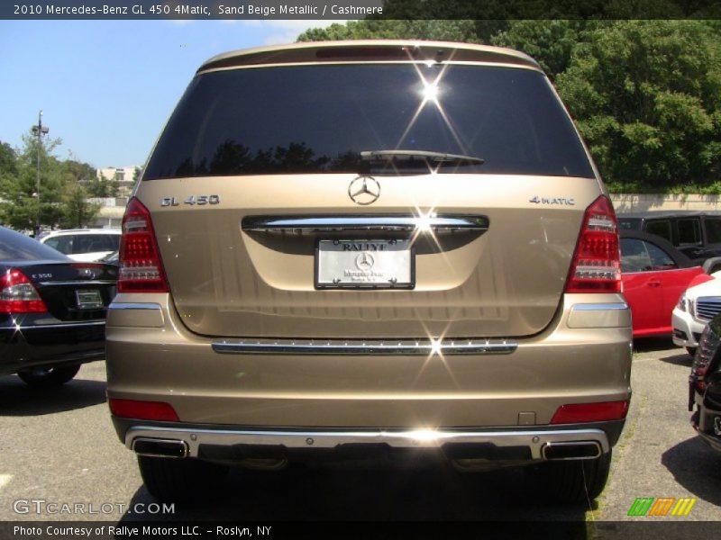 Sand Beige Metallic / Cashmere 2010 Mercedes-Benz GL 450 4Matic
