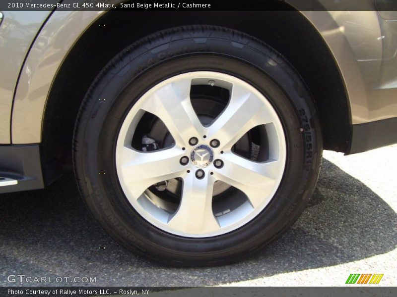 Sand Beige Metallic / Cashmere 2010 Mercedes-Benz GL 450 4Matic
