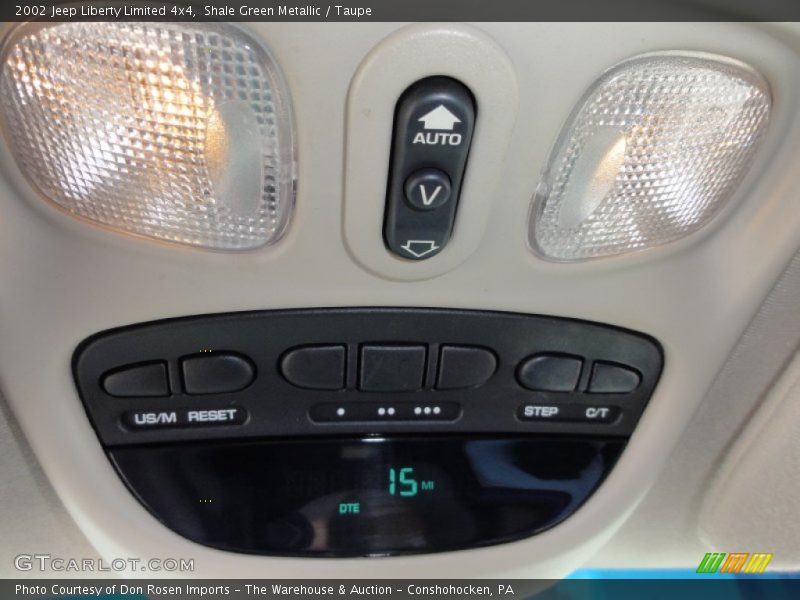 Shale Green Metallic / Taupe 2002 Jeep Liberty Limited 4x4