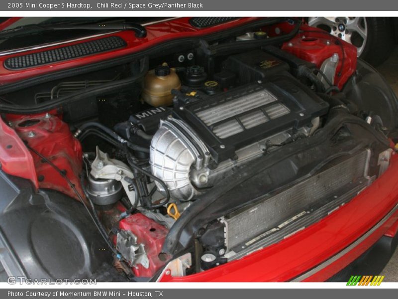 Chili Red / Space Grey/Panther Black 2005 Mini Cooper S Hardtop