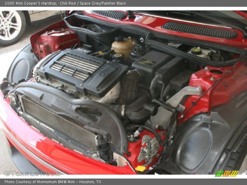Chili Red / Space Grey/Panther Black 2005 Mini Cooper S Hardtop
