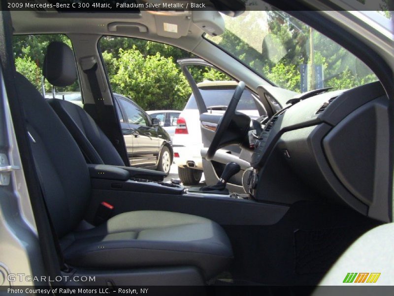 Palladium Silver Metallic / Black 2009 Mercedes-Benz C 300 4Matic