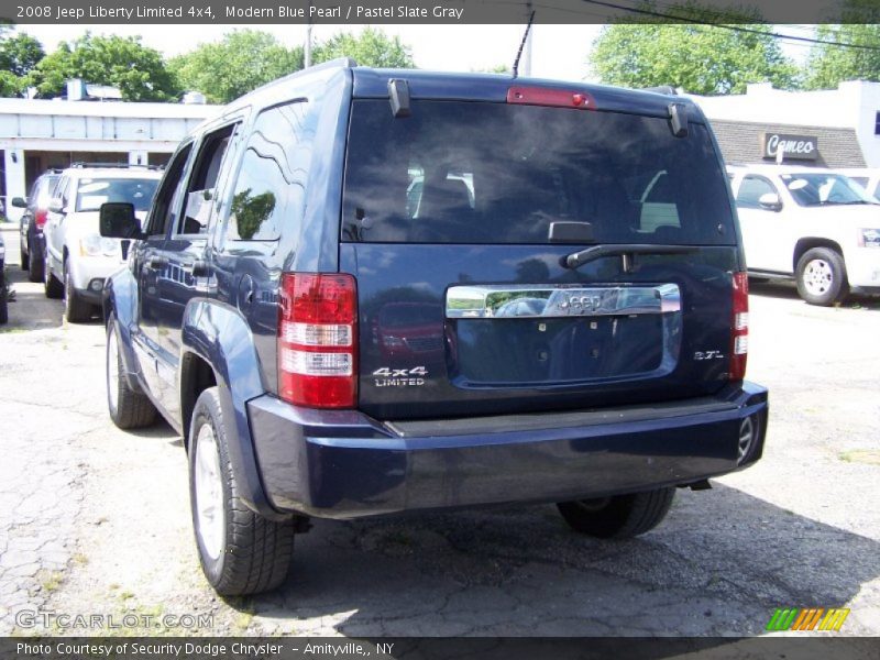 Modern Blue Pearl / Pastel Slate Gray 2008 Jeep Liberty Limited 4x4