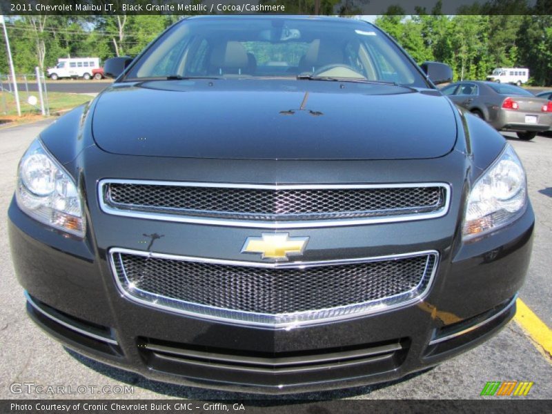Black Granite Metallic / Cocoa/Cashmere 2011 Chevrolet Malibu LT