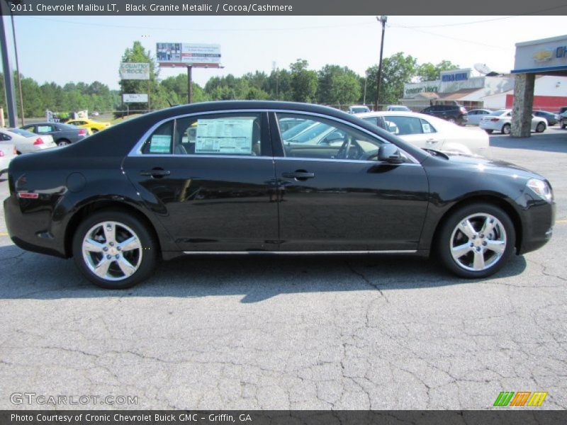 Black Granite Metallic / Cocoa/Cashmere 2011 Chevrolet Malibu LT