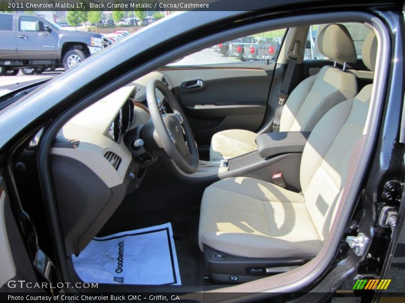 Black Granite Metallic / Cocoa/Cashmere 2011 Chevrolet Malibu LT