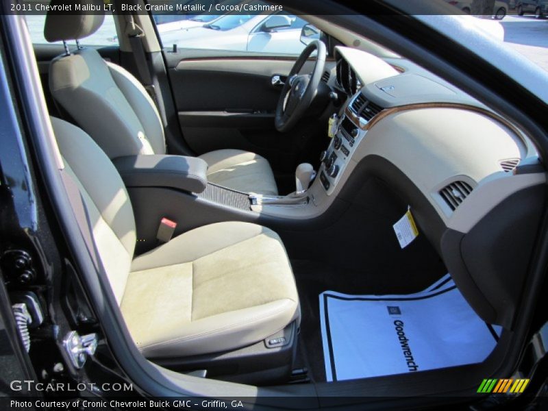 Black Granite Metallic / Cocoa/Cashmere 2011 Chevrolet Malibu LT