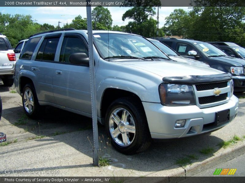 Moondust Metallic / Light Gray 2008 Chevrolet TrailBlazer LT 4x4