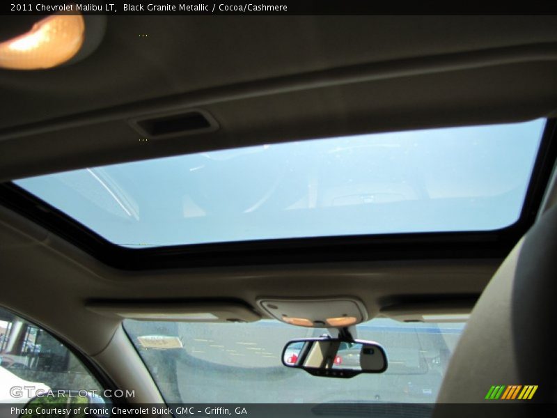 Black Granite Metallic / Cocoa/Cashmere 2011 Chevrolet Malibu LT