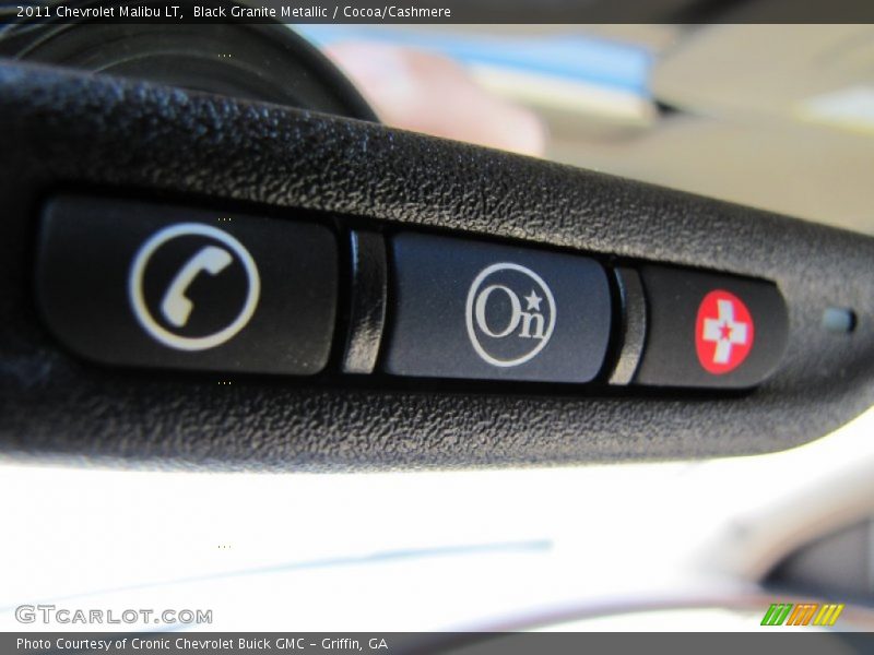 Black Granite Metallic / Cocoa/Cashmere 2011 Chevrolet Malibu LT