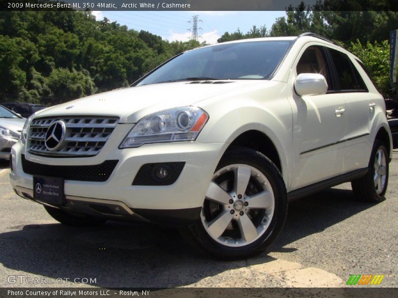 Arctic White / Cashmere 2009 Mercedes-Benz ML 350 4Matic