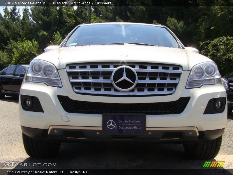 Arctic White / Cashmere 2009 Mercedes-Benz ML 350 4Matic