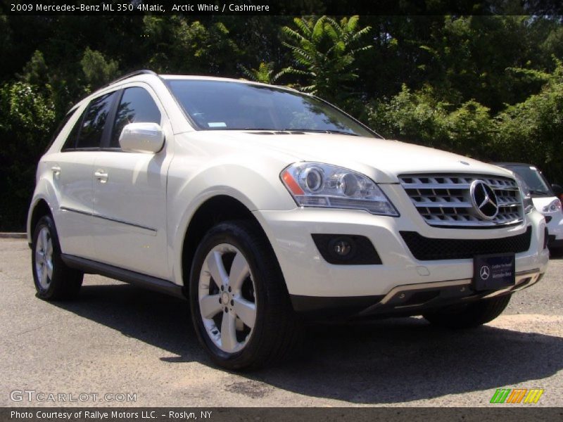 Arctic White / Cashmere 2009 Mercedes-Benz ML 350 4Matic