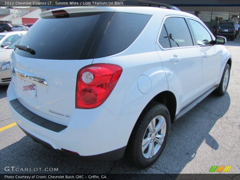 Summit White / Light Titanium/Jet Black 2011 Chevrolet Equinox LT