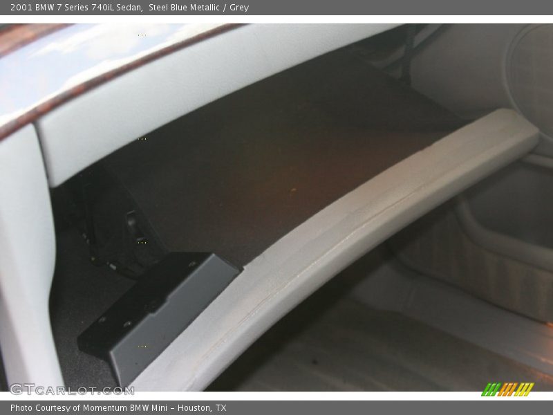 Steel Blue Metallic / Grey 2001 BMW 7 Series 740iL Sedan