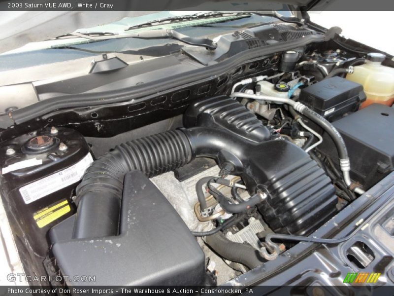 White / Gray 2003 Saturn VUE AWD