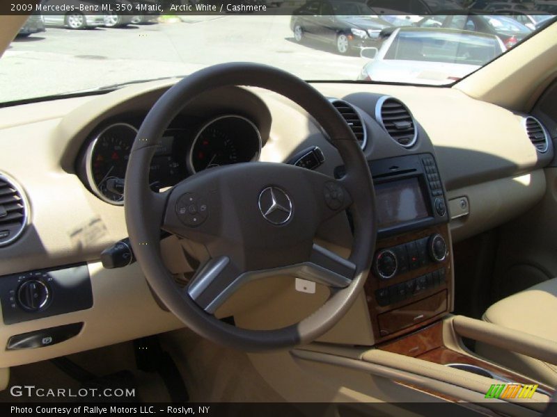 Arctic White / Cashmere 2009 Mercedes-Benz ML 350 4Matic