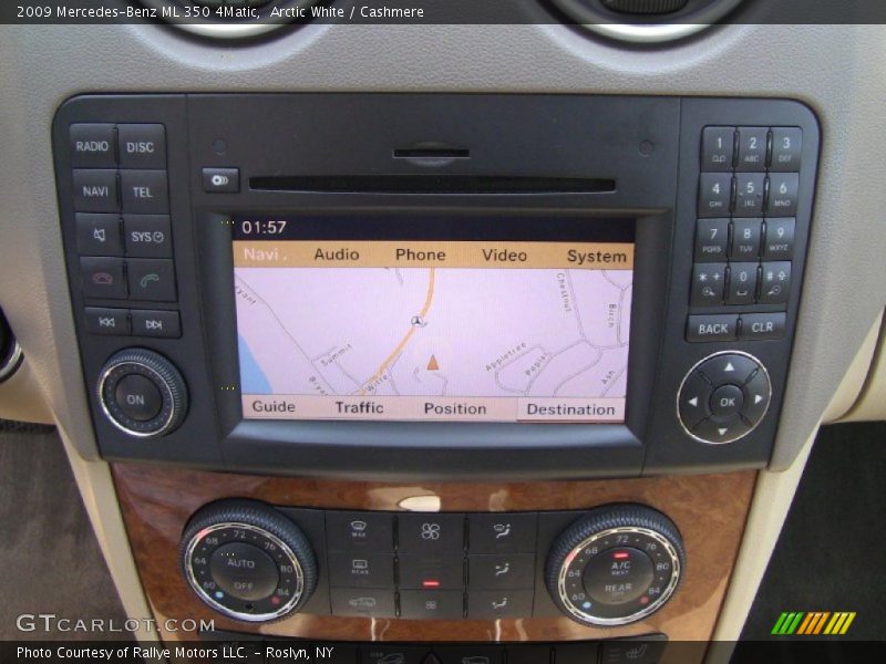 Arctic White / Cashmere 2009 Mercedes-Benz ML 350 4Matic