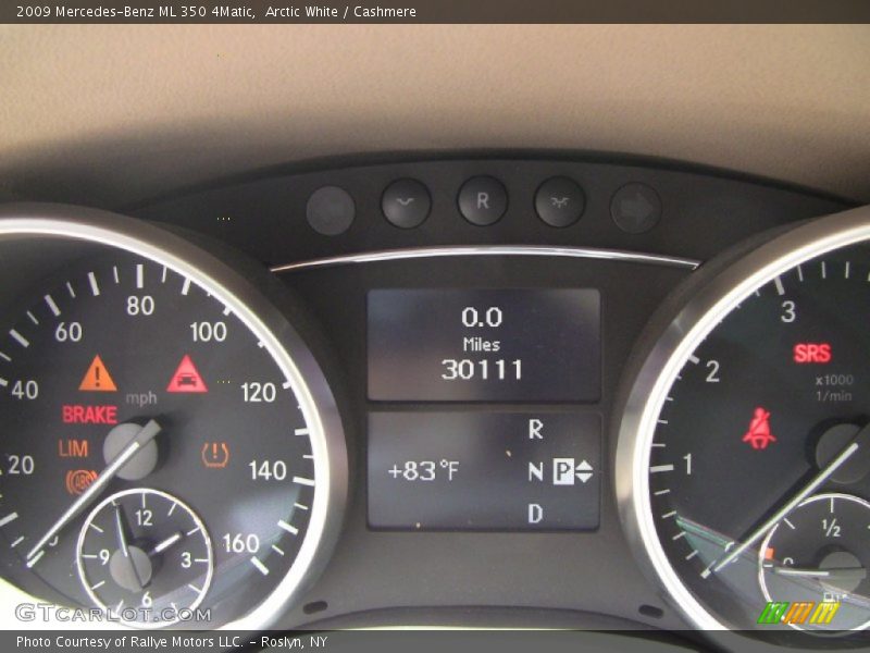 Arctic White / Cashmere 2009 Mercedes-Benz ML 350 4Matic
