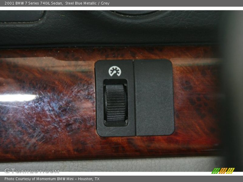 Steel Blue Metallic / Grey 2001 BMW 7 Series 740iL Sedan