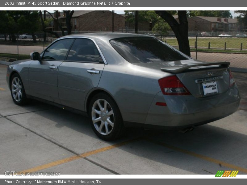 Diamond Graphite Metallic / Graphite 2003 Infiniti M 45 Sport Sedan