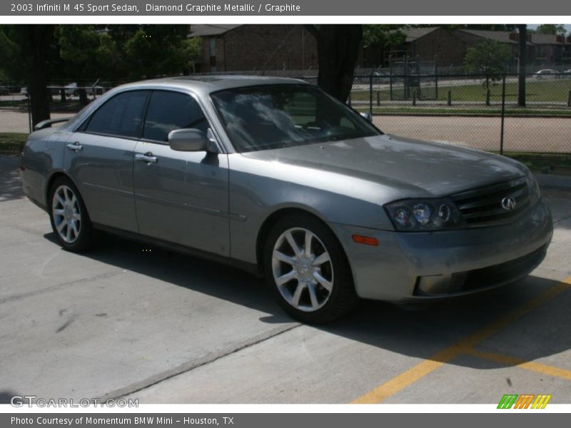 Diamond Graphite Metallic / Graphite 2003 Infiniti M 45 Sport Sedan