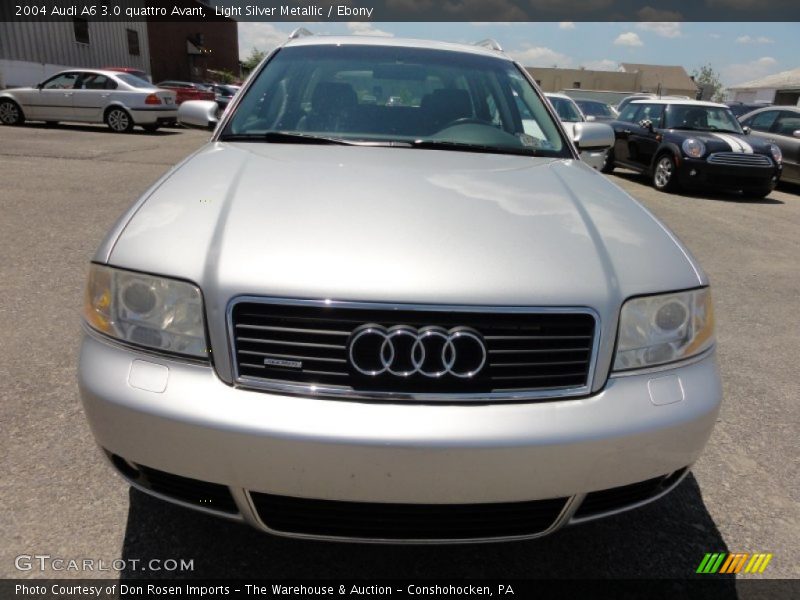 Light Silver Metallic / Ebony 2004 Audi A6 3.0 quattro Avant