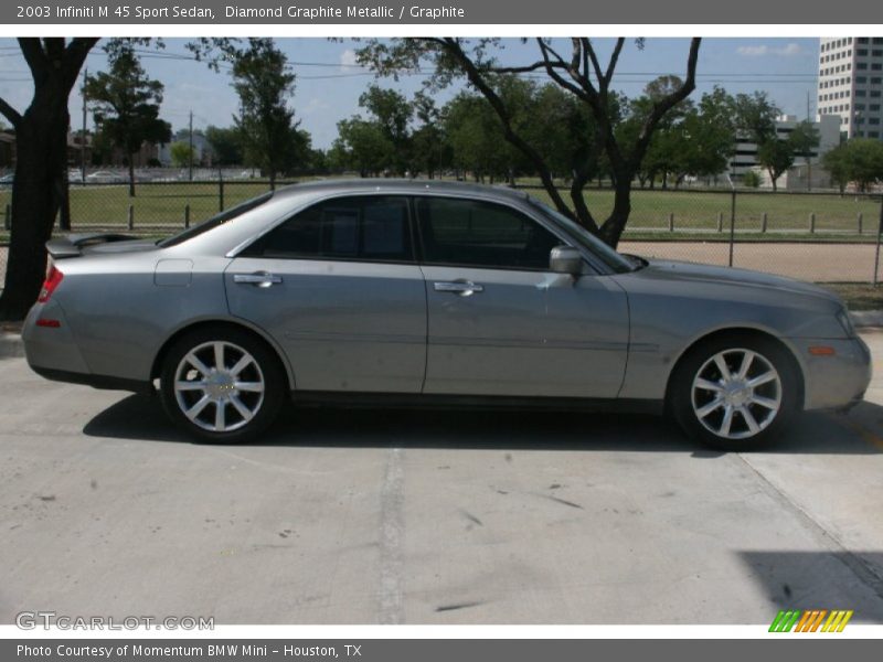 Diamond Graphite Metallic / Graphite 2003 Infiniti M 45 Sport Sedan