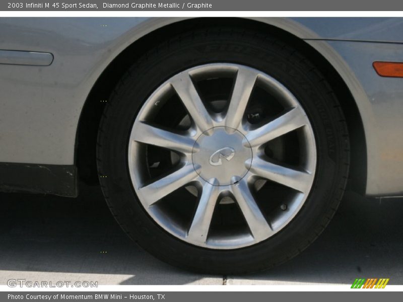 Diamond Graphite Metallic / Graphite 2003 Infiniti M 45 Sport Sedan