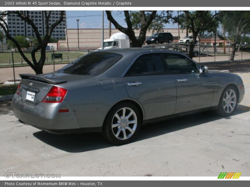 Diamond Graphite Metallic / Graphite 2003 Infiniti M 45 Sport Sedan