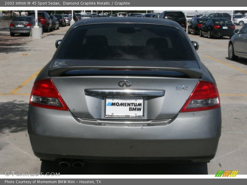 Diamond Graphite Metallic / Graphite 2003 Infiniti M 45 Sport Sedan