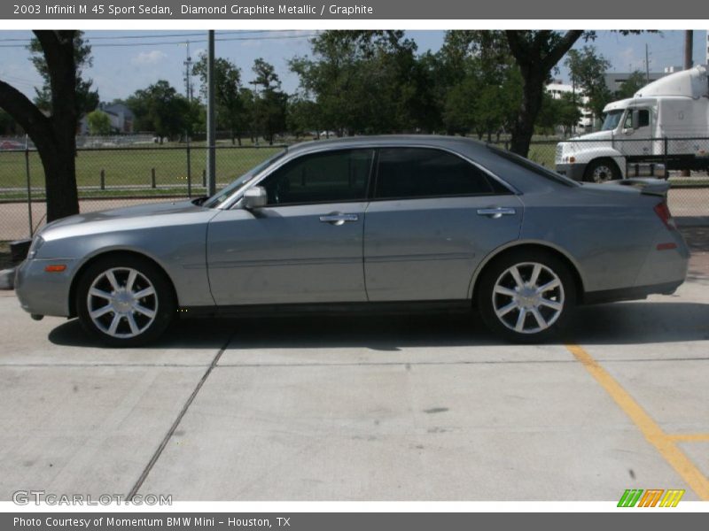 Diamond Graphite Metallic / Graphite 2003 Infiniti M 45 Sport Sedan
