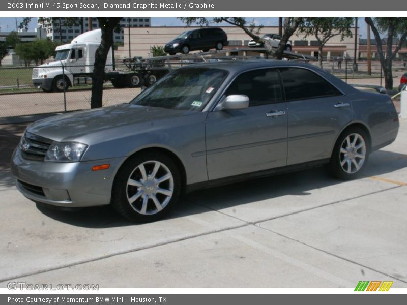 Diamond Graphite Metallic / Graphite 2003 Infiniti M 45 Sport Sedan