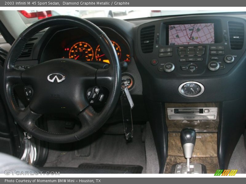 Diamond Graphite Metallic / Graphite 2003 Infiniti M 45 Sport Sedan