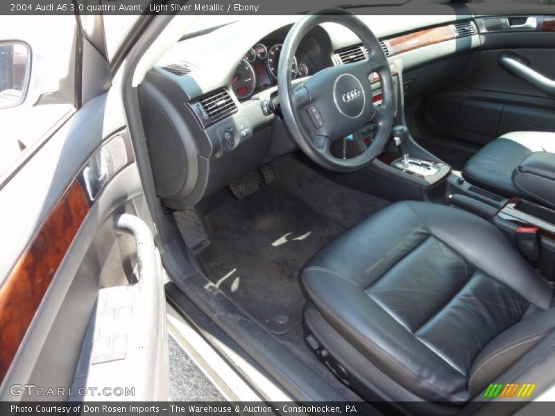 Light Silver Metallic / Ebony 2004 Audi A6 3.0 quattro Avant